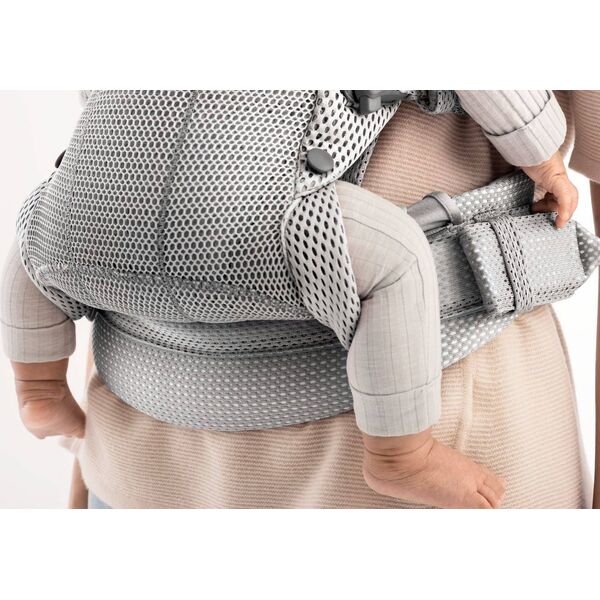 BabyBjorn BABYBJORN - nosidełko Harmony 3D Mesh, Srebrny