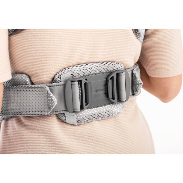 BabyBjorn BABYBJORN - nosidełko Harmony 3D Mesh, Srebrny