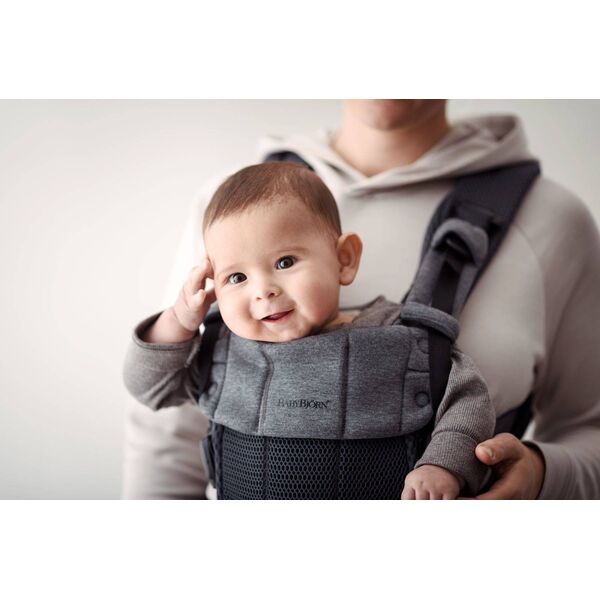 BabyBjorn BABYBJORN - nosidełko Harmony 3D Mesh, Antracyt
