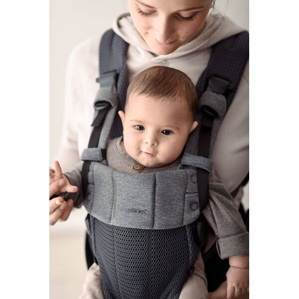 BabyBjorn BABYBJORN - nosidełko Harmony 3D Mesh, Antracyt