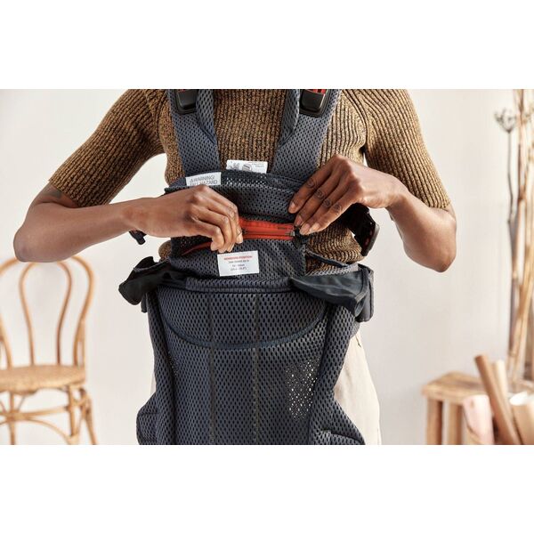 BabyBjorn BABYBJORN - nosidełko Harmony 3D Mesh, Antracyt