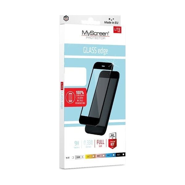 MyScreen Protector Szkło Edge Glass Full Glue Black iPhone 7/8/SE 2020