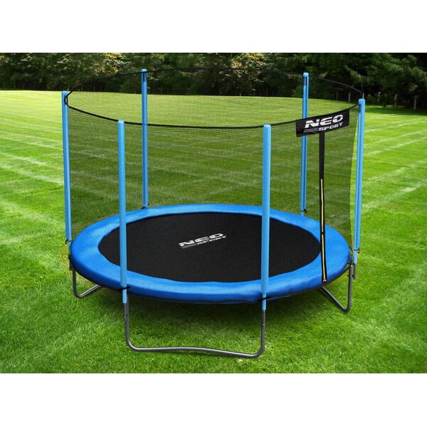Trampolina ogrodowa Neo-Sport NS-08Z181 z siatką zewnętrzną 8.5 FT 252 cm