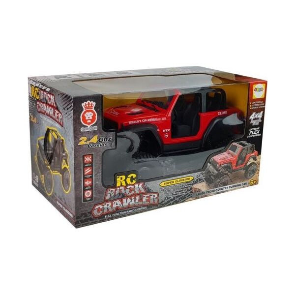 Lean Sport Auto Terenowe Jeep Zdalnie Sterowane 2.4G Czerwone