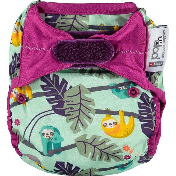 Close Caboo Otulacz, pieluszka wielorazowa z rzepami Sloth 3-16 kg, 1 szt.