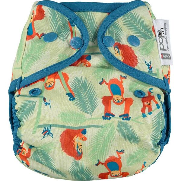 Close Caboo Otulacz, pieluszka wielorazowa z napami Orangutan 3-16 kg, 1 szt.