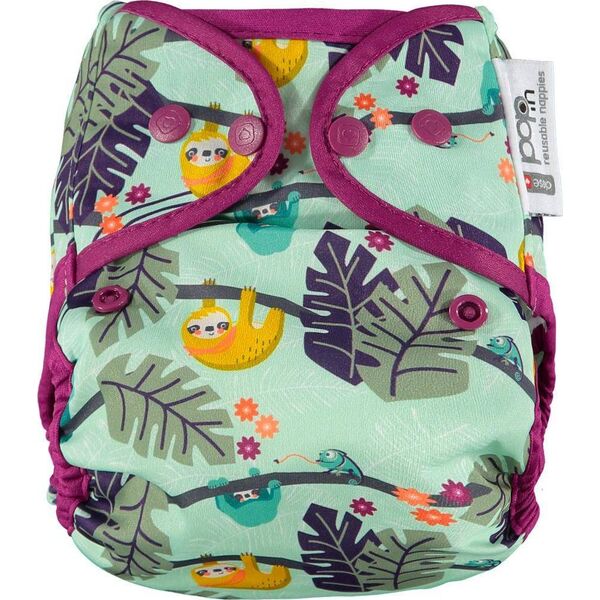Close Caboo Otulacz, pieluszka wielorazowa z napami Sloth 3-16 kg, 1 szt.