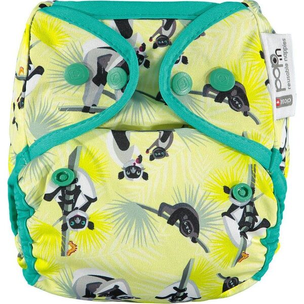 Close Caboo Otulacz, pieluszka wielorazowa Pop-in AIO Lemur z napami 4.5-16 kg, 1 szt.