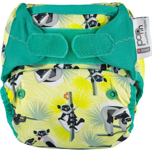 Close Caboo Otulacz, pieluszka wielorazowa V2 Lemur z wkładem bambusowym 3-16 kg, 1 szt.