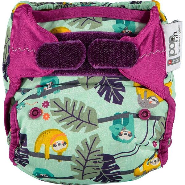Close Caboo Otulacz, pieluszka wielorazowa V2 Sloth z wkładem bambusowym 3-16 kg, 1 szt.