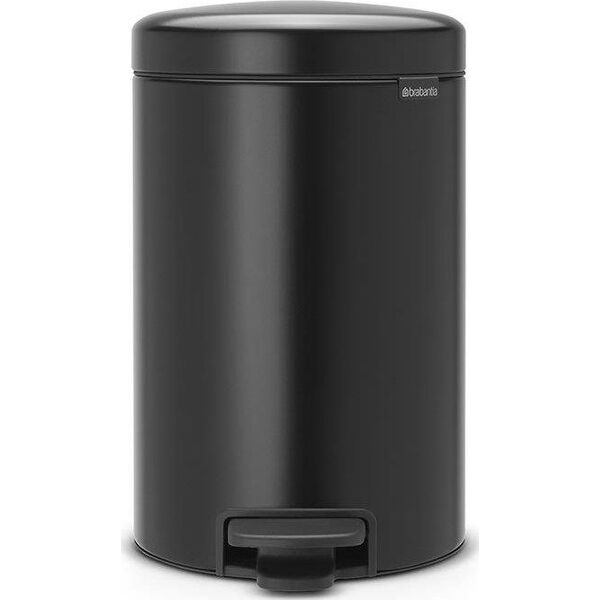 Kosz na śmieci Brabantia New Icon na pedał czarny (113741)
