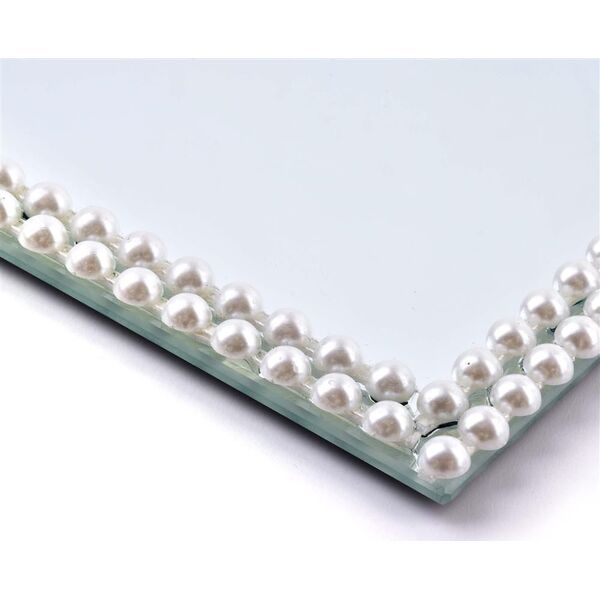 Affek Design MARGOT PEARL Podstawka art.dekoracyjny 15x15xh1cm