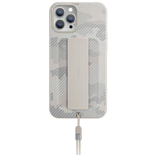 Uniq UNIQ etui Heldro iPhone 12 Pro Max 6,7" beżowy moro/ivory camo Antimicrobial