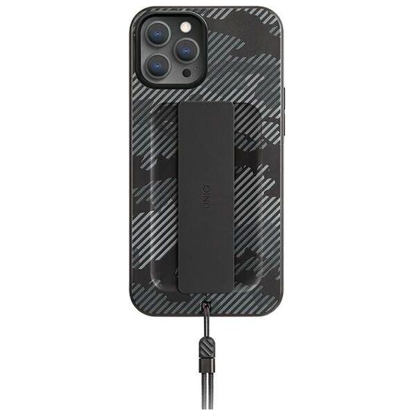 Uniq UNIQ etui Heldro iPhone 12/12 Pro 6,1" czarny moro/charcoal camo Antimicrobial