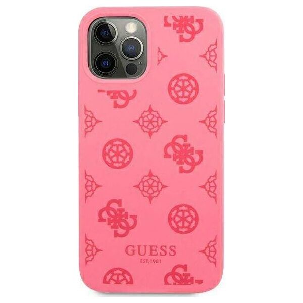 Guess Guess GUHCP12LLSPEFU iPhone 12 Pro Max 6,7" fuksja/fushia hard case Peony Collection