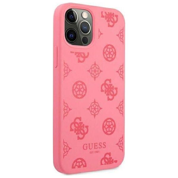 Guess Guess GUHCP12LLSPEFU iPhone 12 Pro Max 6,7" fuksja/fushia hard case Peony Collection