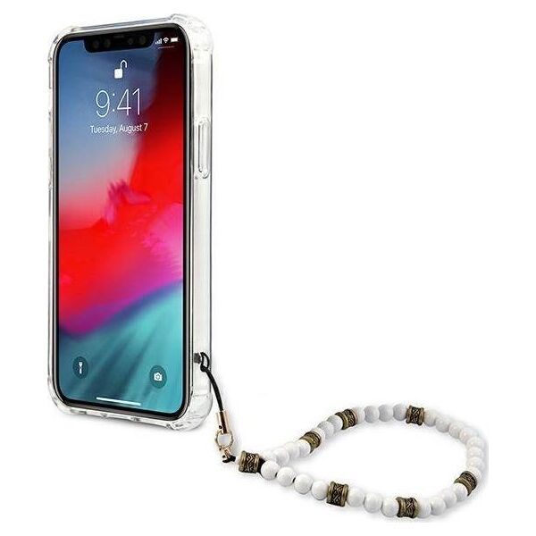 Guess Guess GUHCP12MKPSWH iPhone 12/12 Pro 6,1" Transparent hardcase White Pearl