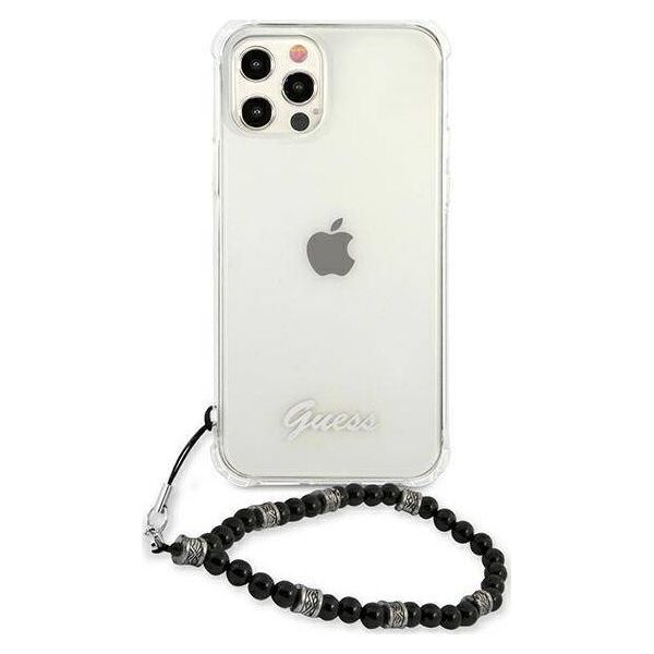 Guess Guess GUHCP12LKPSBK iPhone 12 Pro Max 6,7" Transparent hardcase Black Pearl