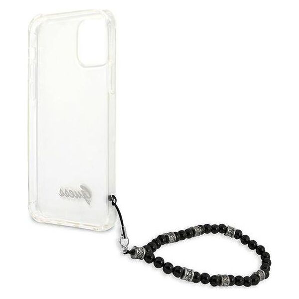 Guess Guess GUHCP12LKPSBK iPhone 12 Pro Max 6,7" Transparent hardcase Black Pearl