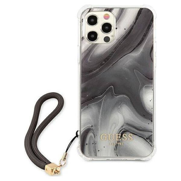 Guess Guess GUHCP12LKSMAGR iPhone 12 Pro Max 6,7" szary/grey hardcase Marble Collection