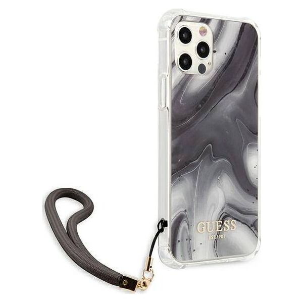 Guess Guess GUHCP12LKSMAGR iPhone 12 Pro Max 6,7" szary/grey hardcase Marble Collection