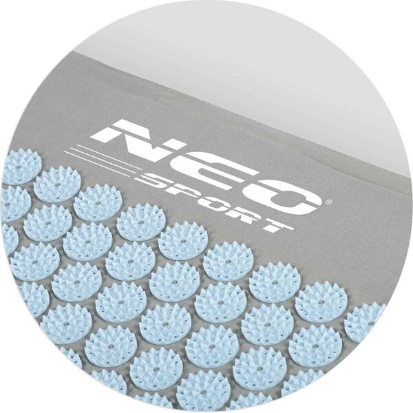 Neo-Sport NeoSport Mata do akupresury z kolcami 190102 szaro-niebieska