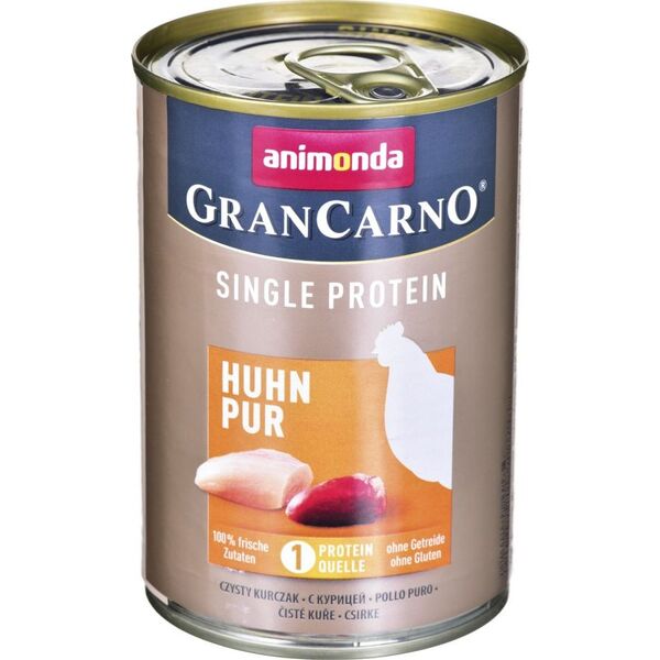 Animonda GranCarno Single Protein smak: kurczak - puszka 400 g