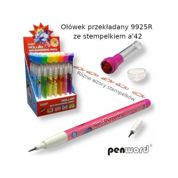 Penword Ołówek PENWORD przekładany 9925R ze stempelkiem Penword TARGI
