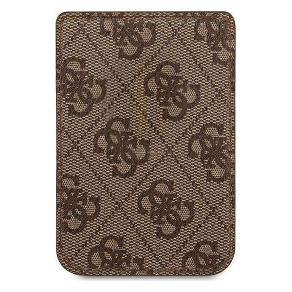 Guess Kieszeń na karty Guess Wallet Card Slot GUWMS4GTLBR MagSafe 4G brąz/brown