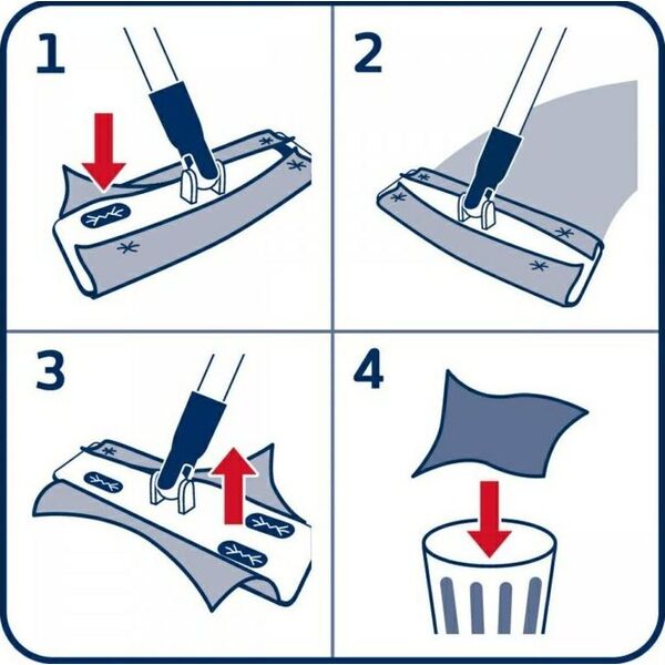Leifheit Leifheit Clean and Away Ścierki Do Mopa 20szt 56668..