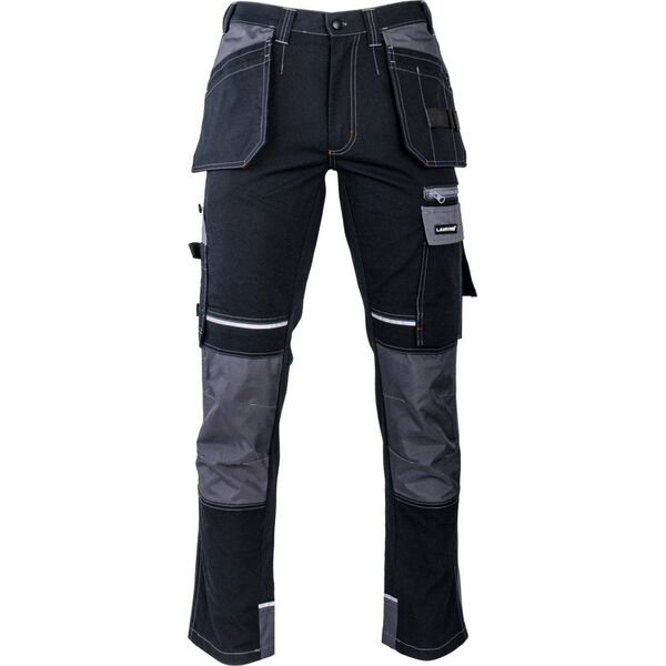 Lahti Pro SPODNIE CZARNO-SZARE ZE WZMOCNIENIAMI, "2XL", CE, LAHTI