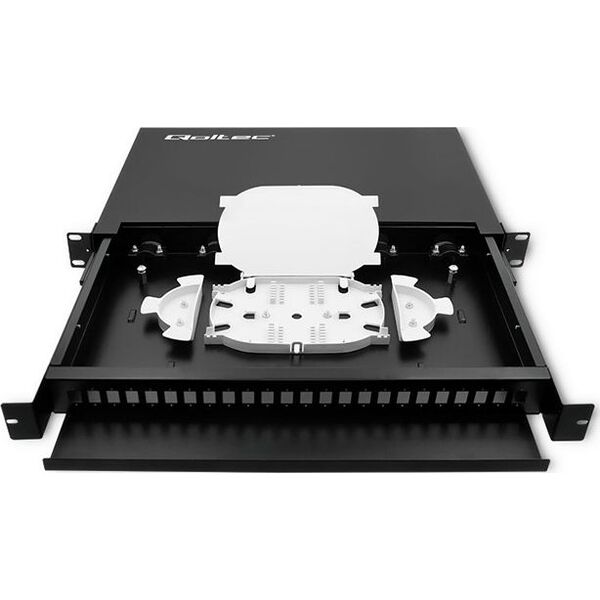 Qoltec Przełącznica światłowodowa rack 4 porty SC/ SX na szynie ODF (54480)