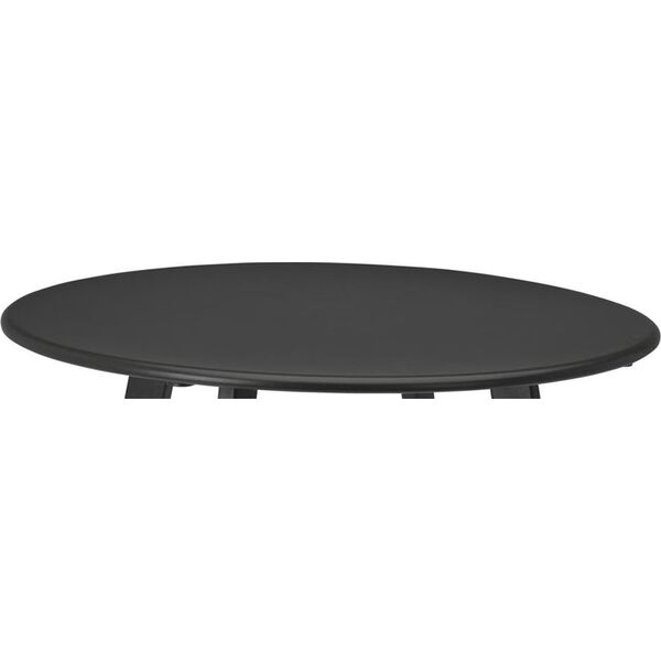 H&S Decoration Stolik metalowy okrągły szary mat 50 cm