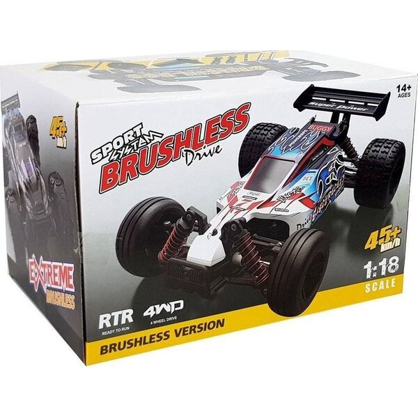 Lean Sport Auto Terenowe Buggy Zdalnie Sterowane 1:18 Żółty ENOZE 9303E 45 km/h