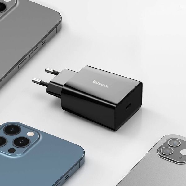 Ładowarka Baseus Speed Mini 1x USB-C 3 A (BSU2819BLK)
