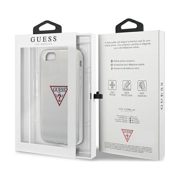 Guess Guess GUHCI8PCUCTLWH iPhone 7/8/SE 2020 biały/white hardcase Triangle Collection