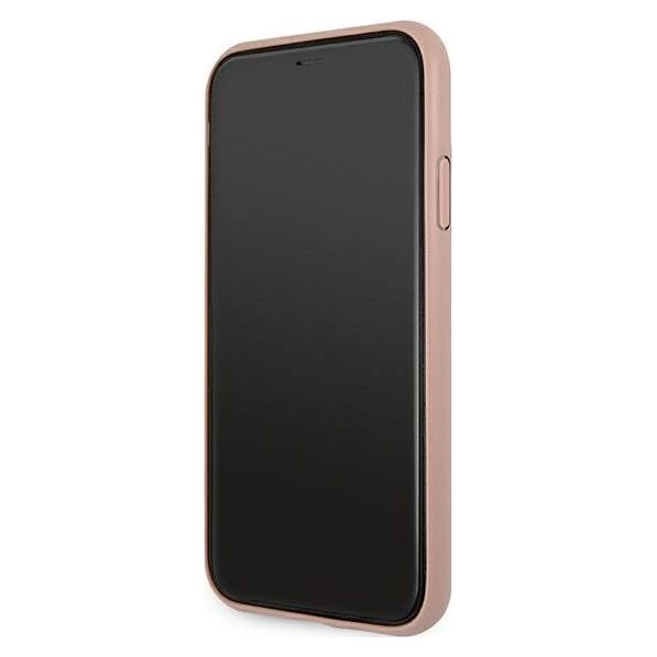 Guess Guess 4G Big Metal Logo - Etui iPhone 11 (różowy) (GUHCN614GMGPI) - 1035561