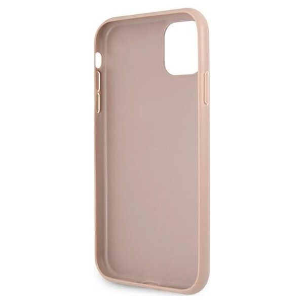 Guess Guess 4G Big Metal Logo - Etui iPhone 11 (różowy) (GUHCN614GMGPI) - 1035561