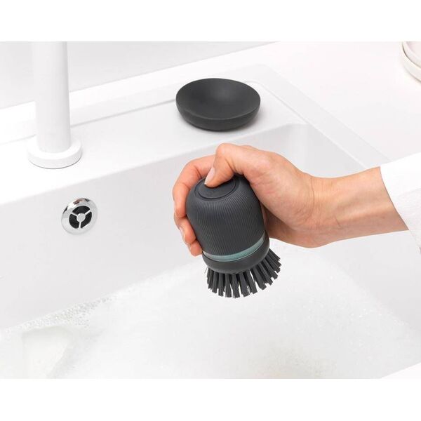 Brabantia Szczotka z dozownikiem na płyn SinkSide, ciemnoszara (302626)