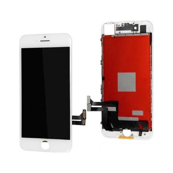 Renov8 Display LCD & Touch Screen for iPhone 7 Plus (LG) + Glass & Flat cable (OEM) - White