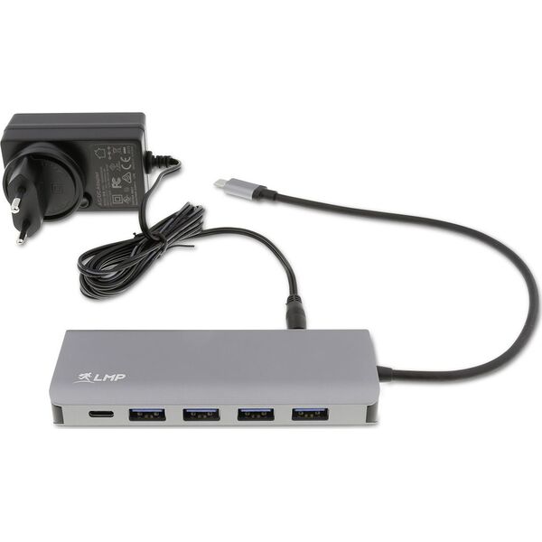 HUB USB LMP 3x USB-C  + 4x USB-A 3.0 (LMP-USBC-UHUB-SG)