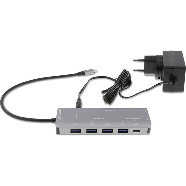 HUB USB LMP 3x USB-C  + 4x USB-A 3.0 (LMP-USBC-UHUB-SG)