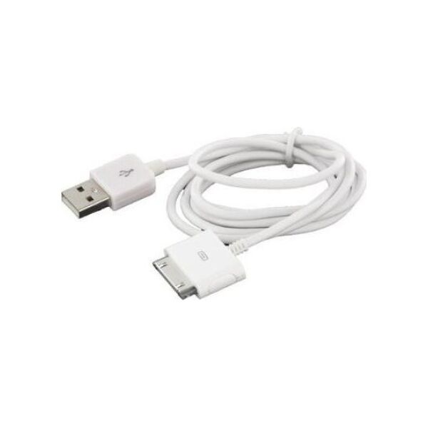 Kabel USB LMP USB-A - Apple 30-Pin 2 m Biały (LMP-DOCKUSB-2M)
