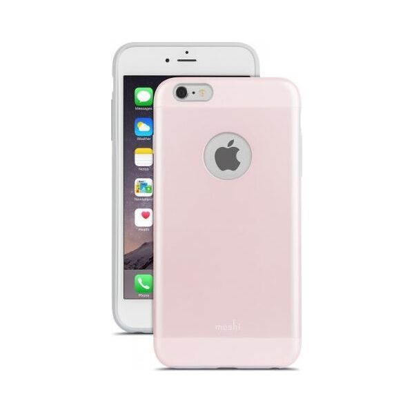 Moshi iGlaze - ultra-slim snap on case for iPhone 6/6s Plus - Carnation Pink