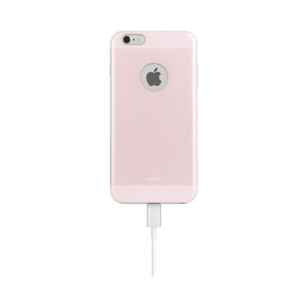 Moshi iGlaze - ultra-slim snap on case for iPhone 6/6s Plus - Carnation Pink