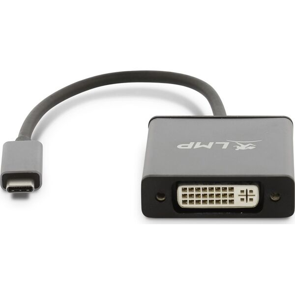 Adapter USB LMP 15944 USB-C - DVI Szary  (LMP-USBC-DVI-SG)