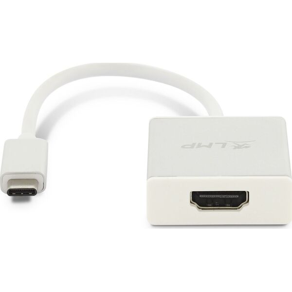 Adapter USB LMP 15987 USB-C - HDMI Srebrny  (LMP-USBC-HDMI-S)