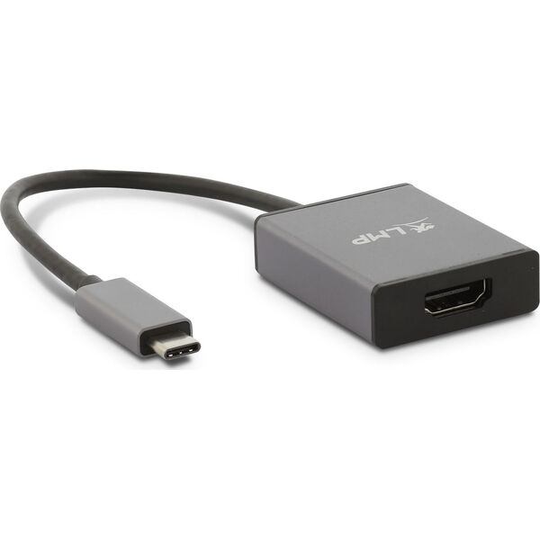 Adapter USB LMP 15940 USB-C - HDMI Szary  (LMP-USBC-HDMI-SG)