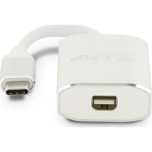 Adapter USB LMP 16134 USB-C - DisplayPort Mini Srebrny  (LMP-USBC-M-DP-S)
