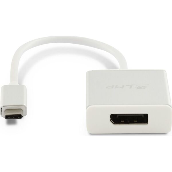 Adapter USB LMP USB-C - DisplayPort Srebrny  (LMP-USBC-MDP-S)